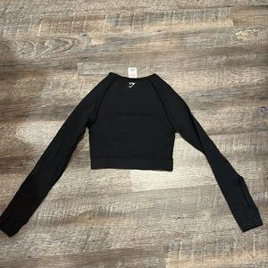 black gymshark long sleeve